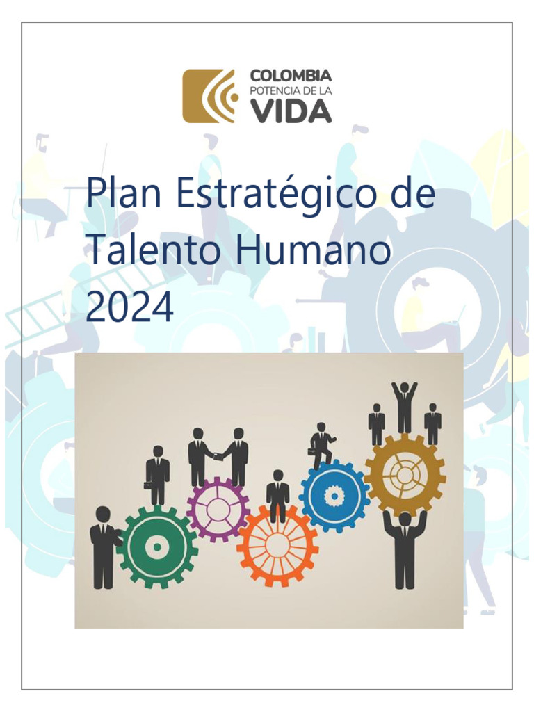 5 Plan Estrategico de Talento Humano 2024 | PDF | Gestión de recursos ...