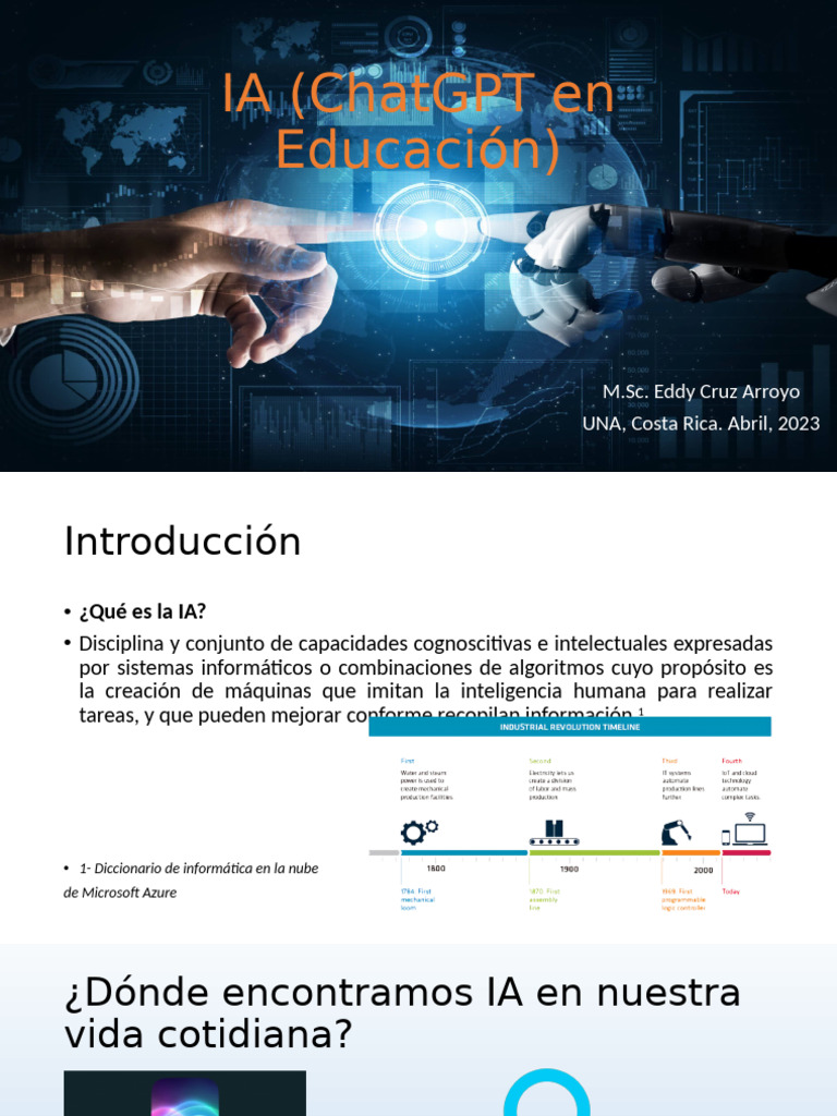 IA y ChatGPT en Educación: Usos y Retos | PDF | Inteligencia artificial ...