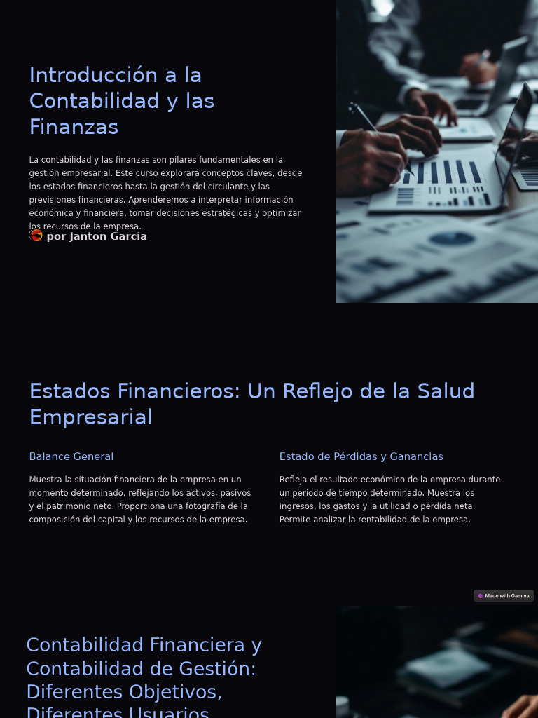 Introduccion A La Contabilidad y Las Finanzas | PDF | Contabilidad ...