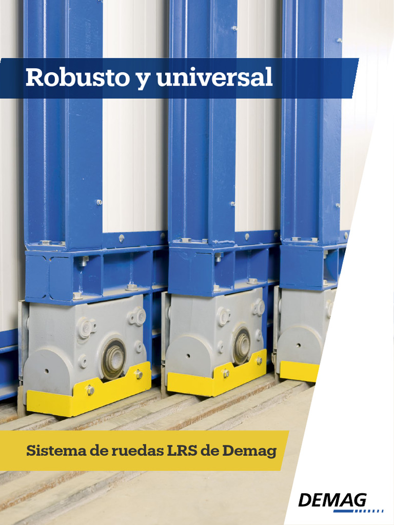 Sistema de Ruedas LRS de Demag: Solución Eficiente | PDF | Eje | Fricción