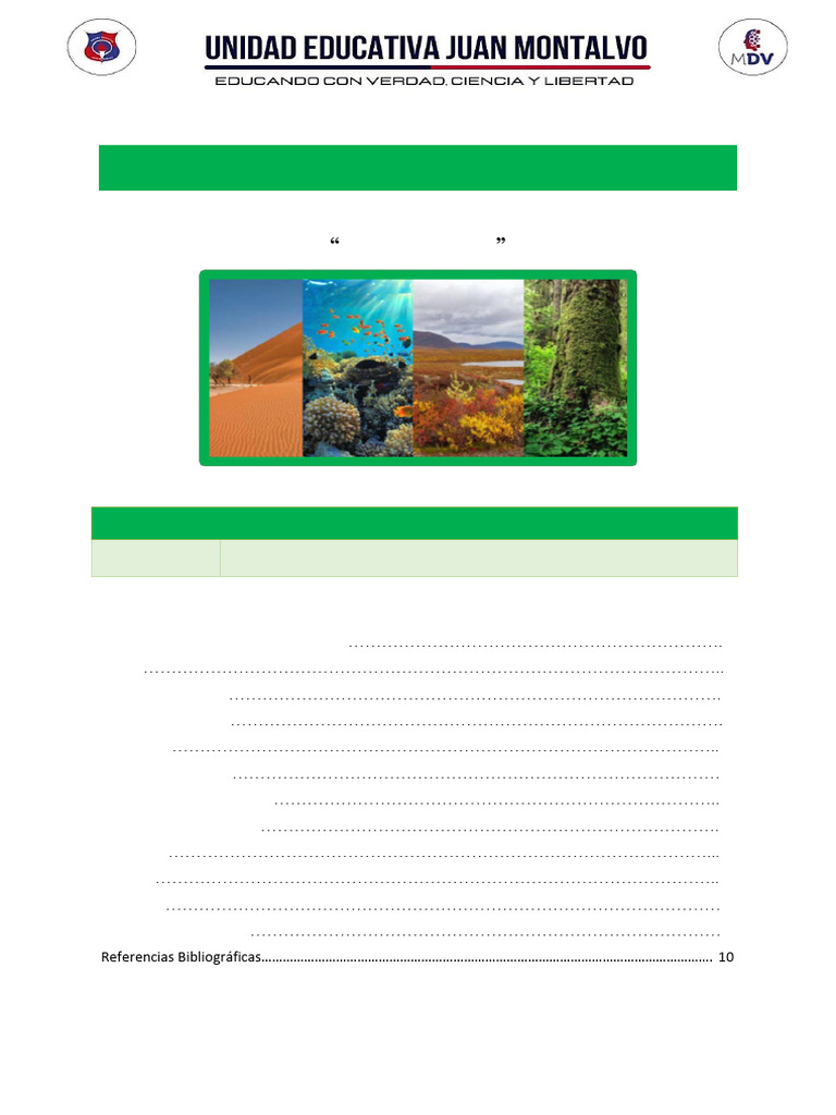Biomas del Mundo: Guía de Estudio BGU | PDF | Clima templado | Selva