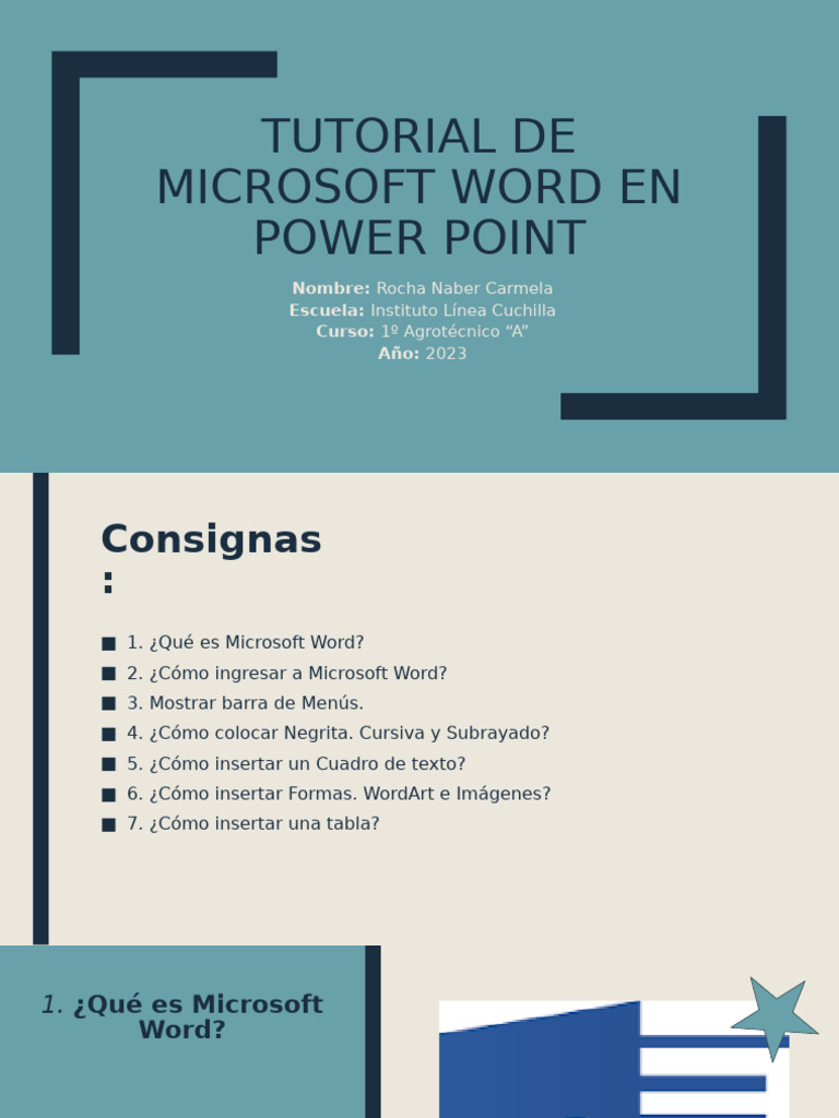 Tutorial de microsoft word en power point rocha naber carmela pdf