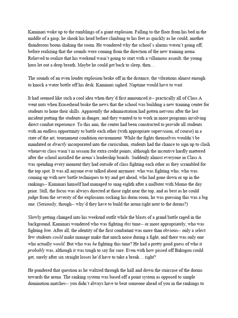 BHA - Number Two - Third Draft | PDF
