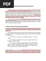 Body Frisking Procedure for Visitors | PDF | Criminal Justice | Crime ...