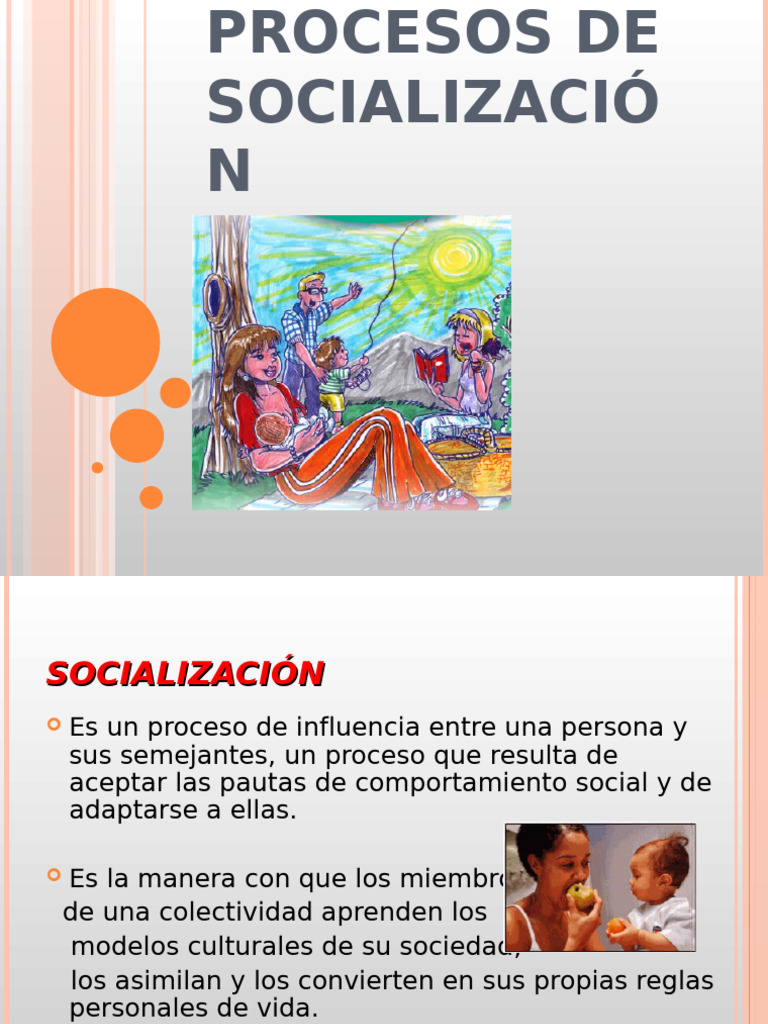 Tipos y Procesos de Socialización | PDF | Socialización | Ciencias del ...