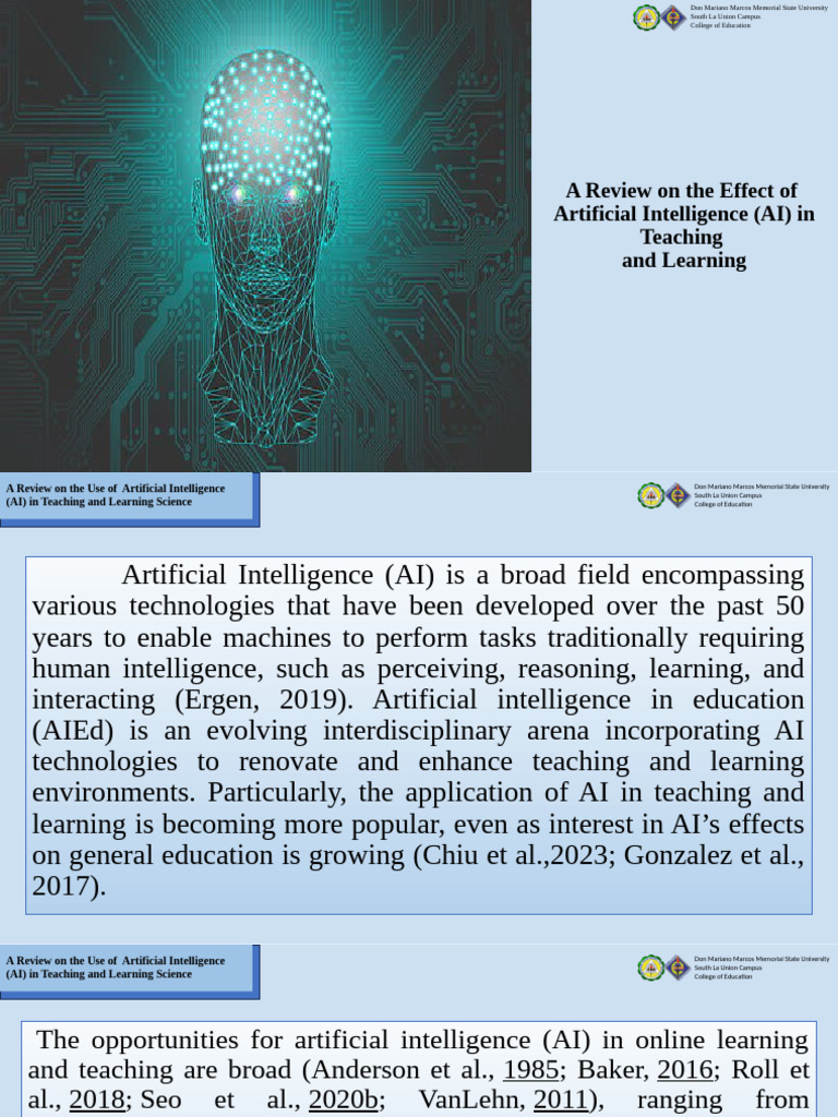 AI's Impact on Teaching and Learning | PDF | Artificial Intelligence ...