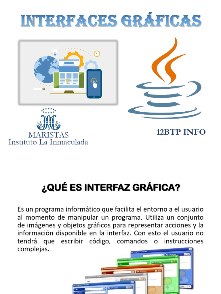 Introducción a Interfaces Gráficas en Java | PDF | Java (lenguaje de ...