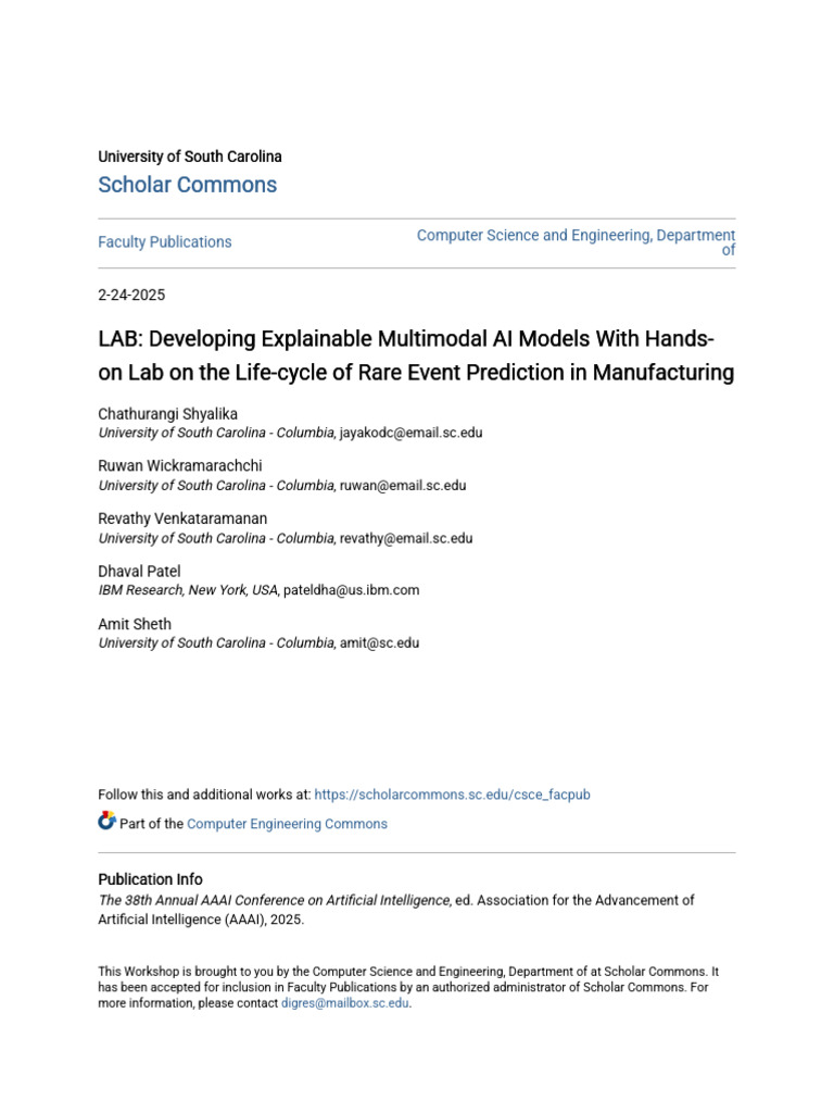 Developing Explainable Multimodal AI Models With Hands-On Learning ...