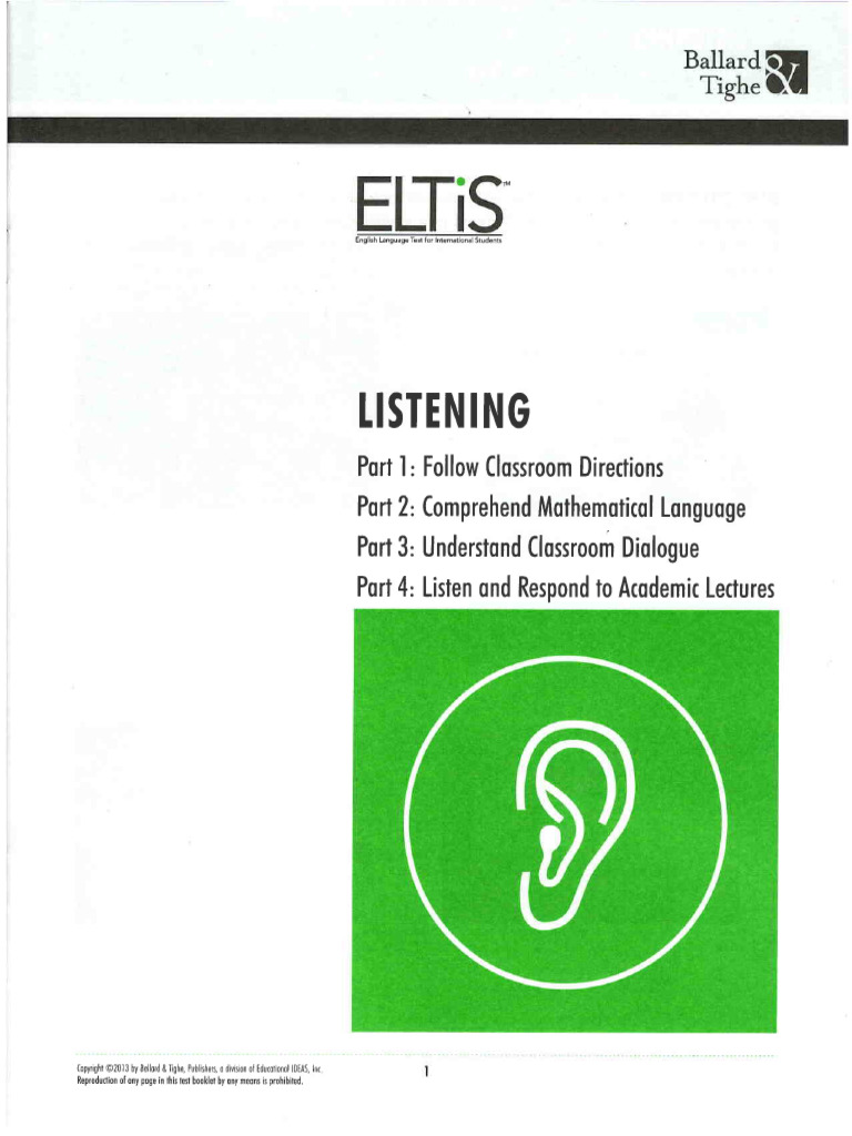 Listening Pdf