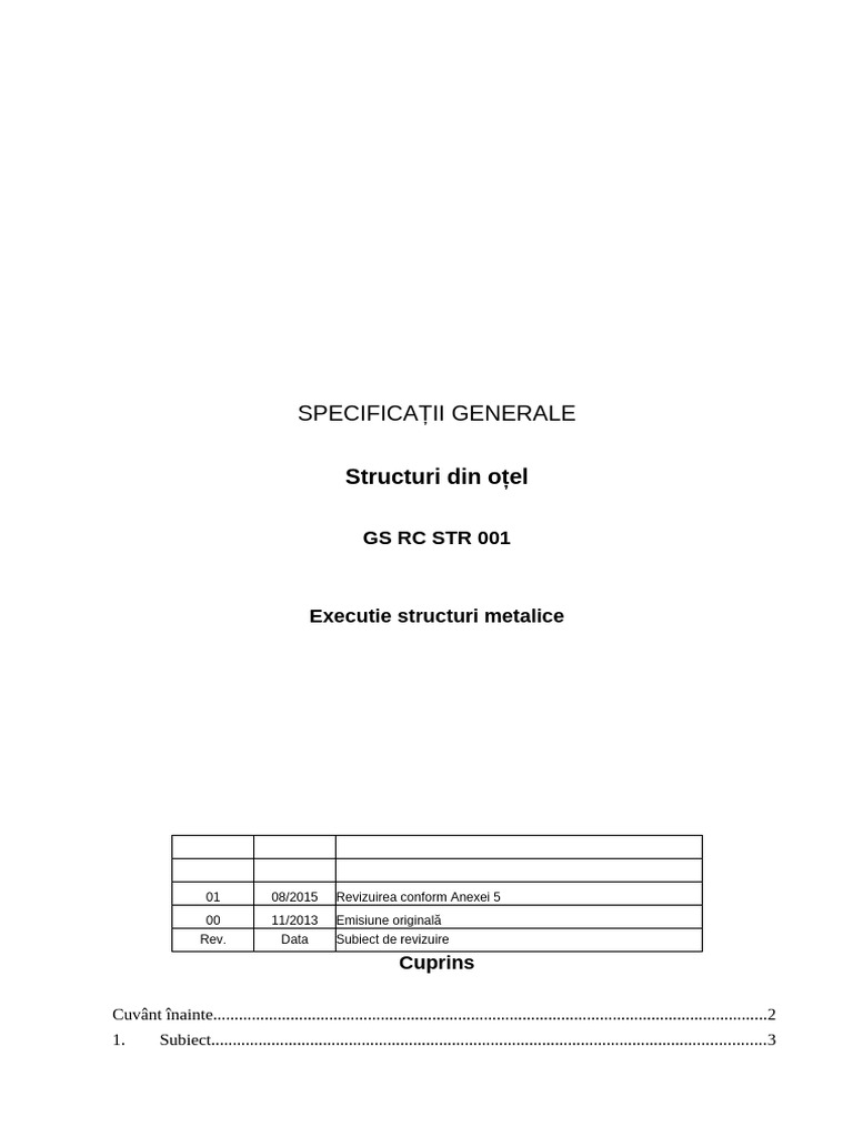 GS RC STR 001 Ro 01 | PDF