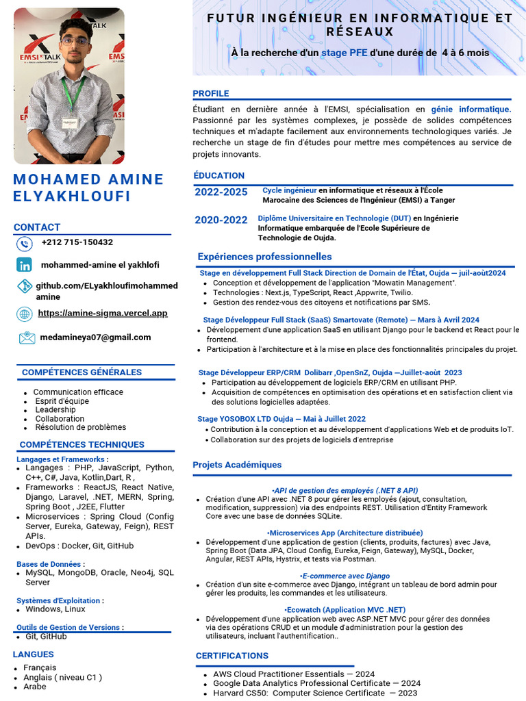 Stage en développement Java et SaaS | PDF | MySQL | Java (Langage de ...
