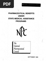 Download Pharmaceutical Benefits Under State Medical Assistance Programs 1985 by National Pharmaceutical Council SN8217558 doc pdf