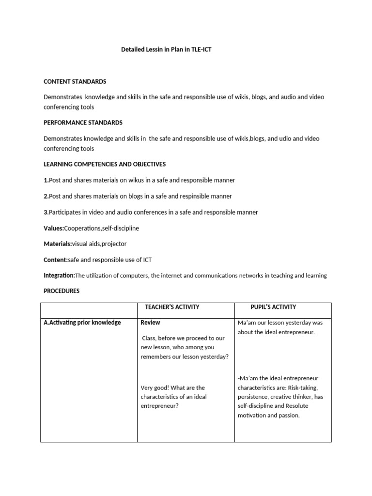 Safe Use of ICT in Education | PDF | Information And Communications ...