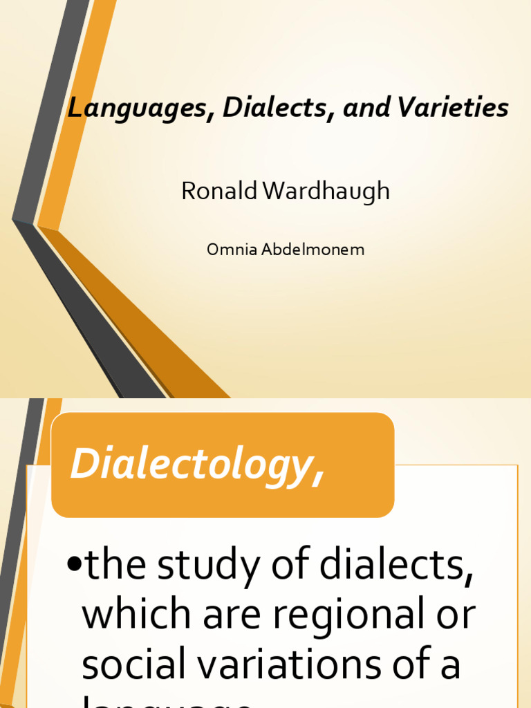 2 Languages - Dialects - And-Varieties - 015127 New | PDF | Dialect | Urdu