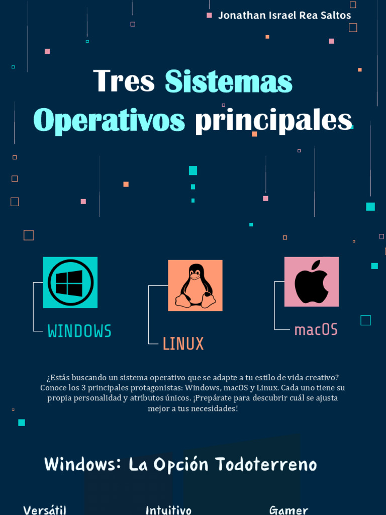 El Mejor Sistema Operativo | PDF | Mac OS | Interfaces gráficas de usuario