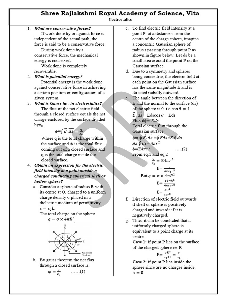 3 board notes vita | PDF | Dielectric | Electric Field
