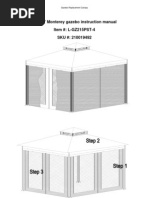 Download 10x12 Monterey Gazebo Instruction Manual by gillerdoit SN82177863 doc pdf