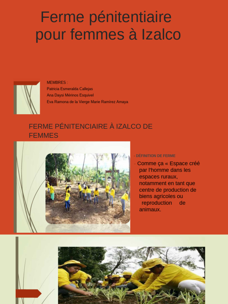 Ferme pénitentiaire pour femmes à Izalco | PDF | Prisonnier | Crime et ...