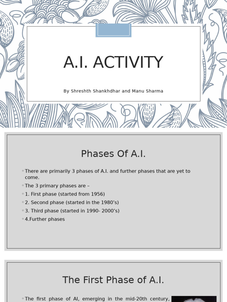 Phases of AI Development Explained | PDF | Artificial Intelligence ...