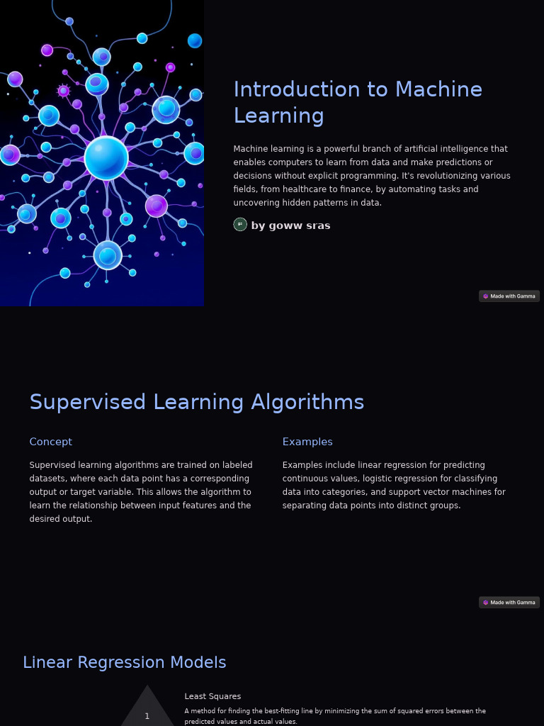 Machine Learning: Supervised Algorithms | PDF | Regression Analysis ...