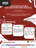 Timeline Perencanaan RKPD 2027 | PDF