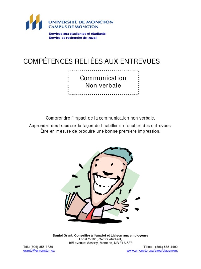 Impact de la communication non verbale | PDF | Vêtements ...