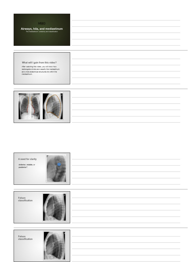 Mediastinum Anatomy and Classification | PDF | Aorta | Angiology
