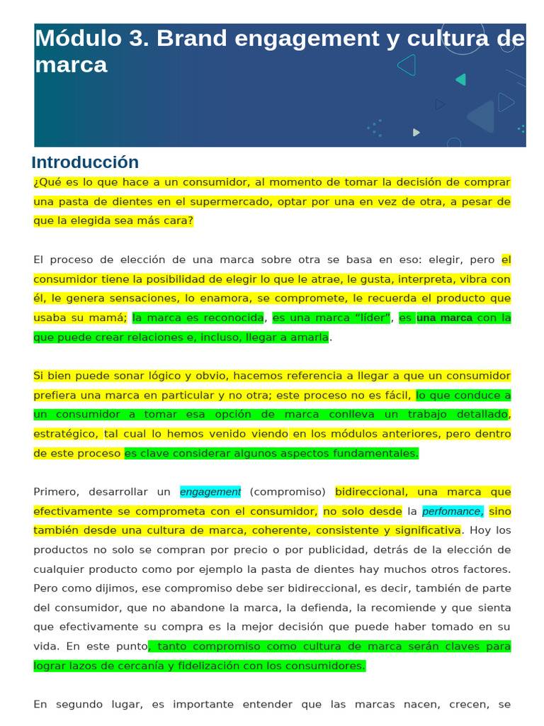 Compromiso y Cultura de Marca | PDF | Marca | Marketing