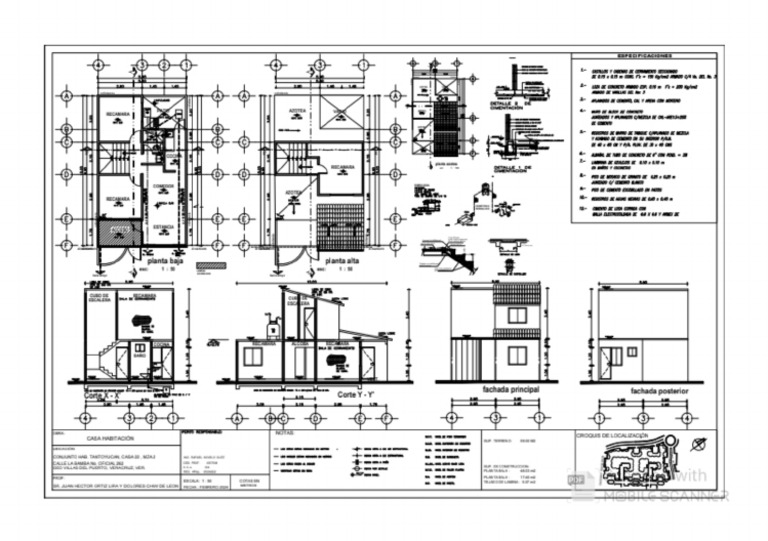 PLANTA ARQ - GEO VILLAS DEL PUERTO-Modelo | PDF