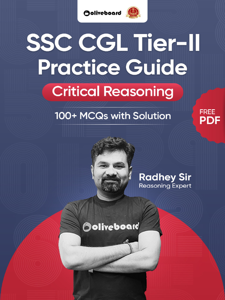 SSC CGL Tier 2 Practice Guide Critical Reasoning | PDF