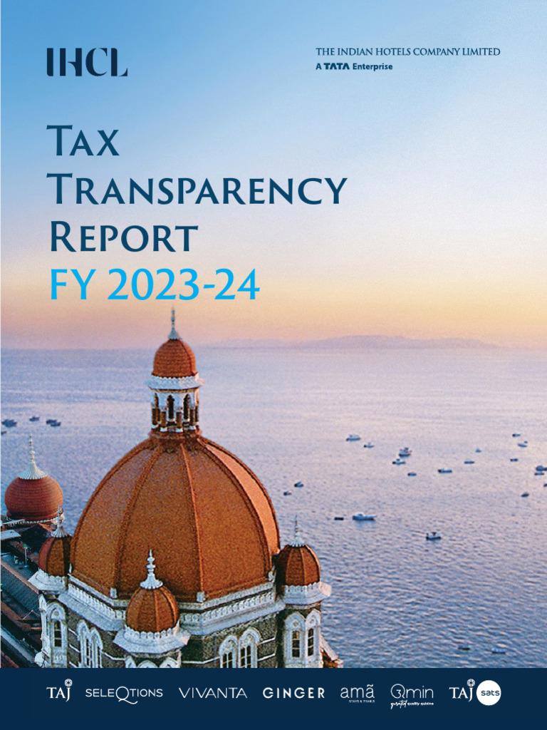 IHCL Tax Transparency Report FY 2023-24 | PDF | Taxes | Regulatory ...