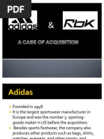 adidas acquired reebok