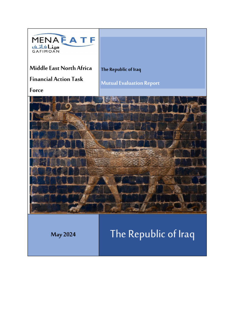 Iraq AML/CFT Mutual Evaluation Report 2024 | PDF | Terrorism Financing ...