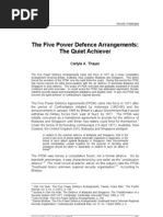 The Five Power Defence Arrangements - The Quiet Achiever