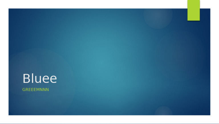 Bluee | PDF