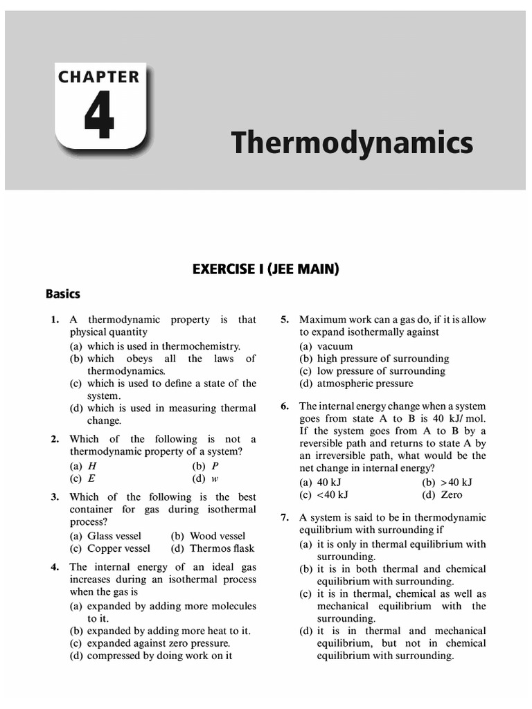 Thermodynamics | PDF