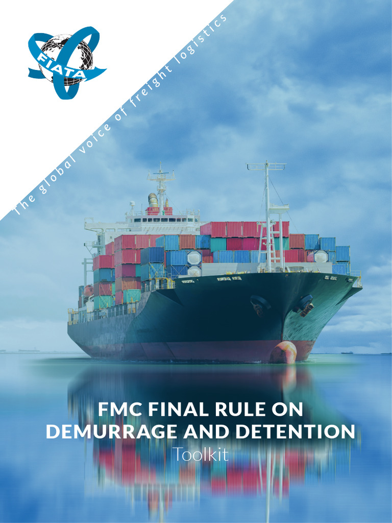 FMC Demurrage and Detention Toolkit | PDF | Cargo | Truck Driver