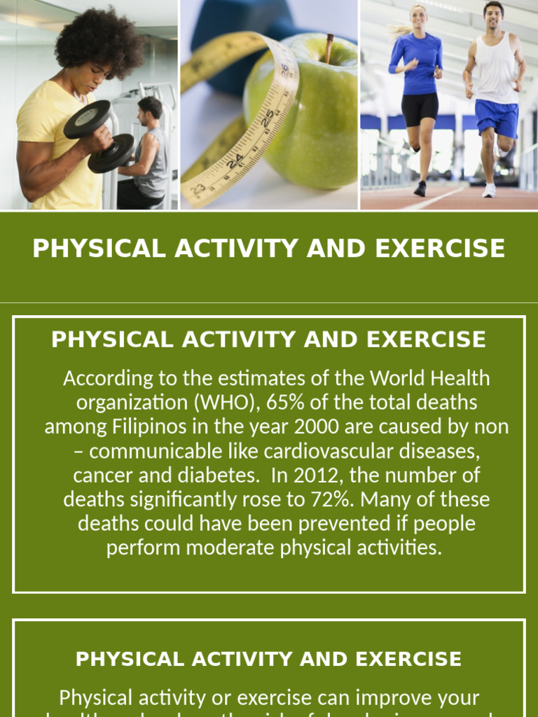 Physical Activity and Exercise | PDF | Diabetes | Connective Tissue