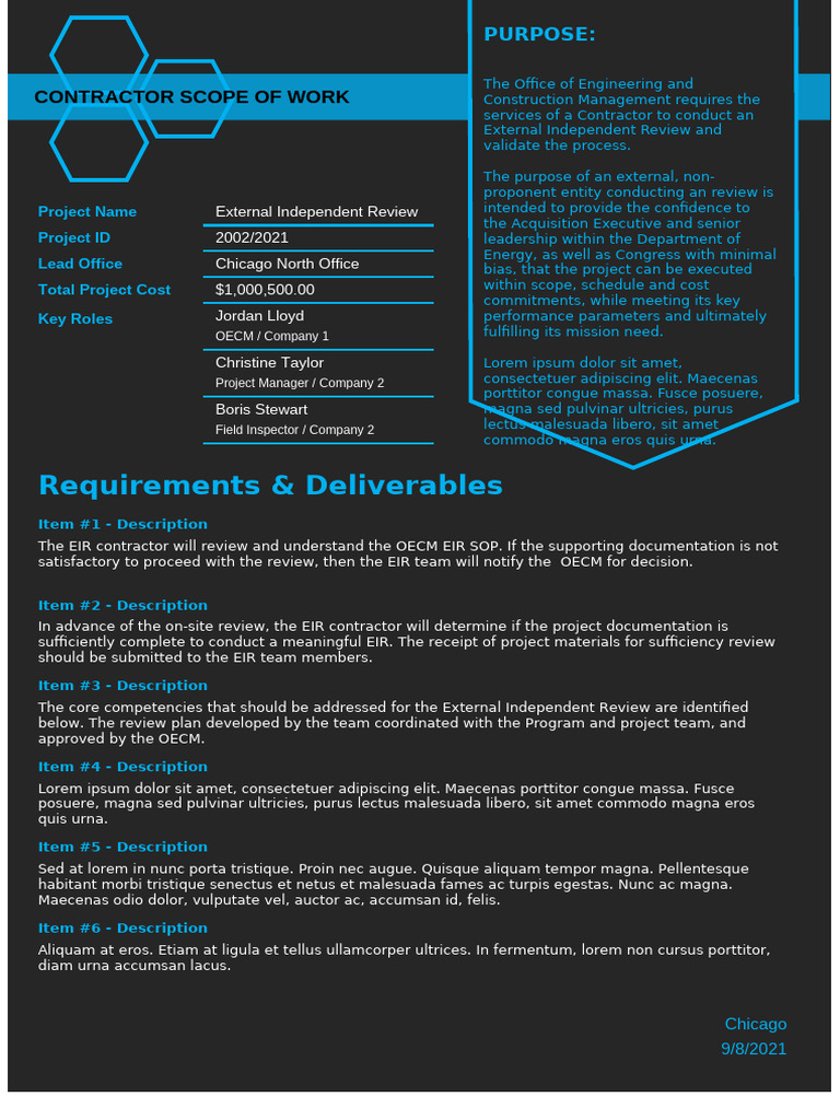 External Independent Review Overview | PDF