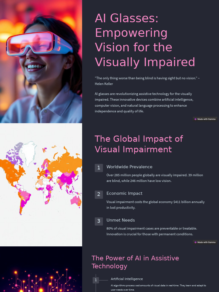 AI Glasses for Visually Impaired Empowerment | PDF | Artificial ...