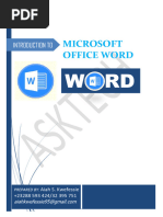 MS Word: Essential Features & Guide | PDF | Microsoft Word ...