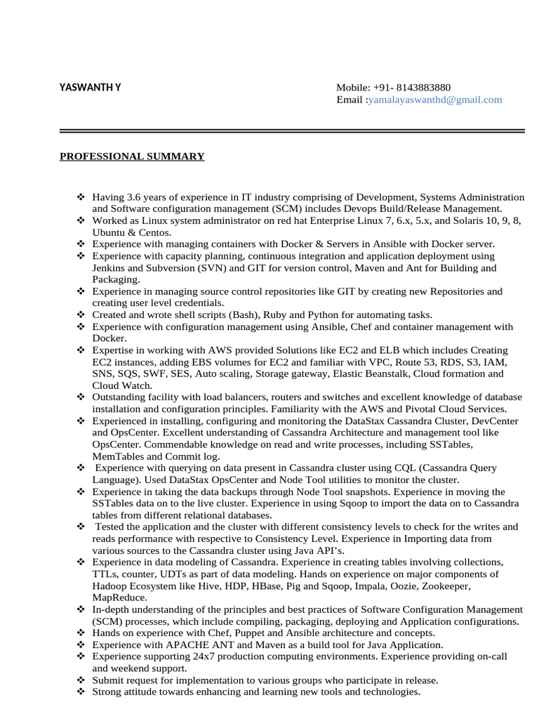 DevOps Engineer Resume with Cloud Expertise | PDF | Microsoft Azure ...