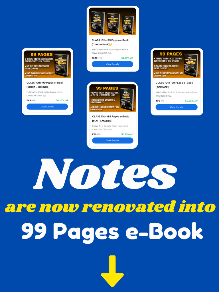 Class 10 Notes Maths Pdf