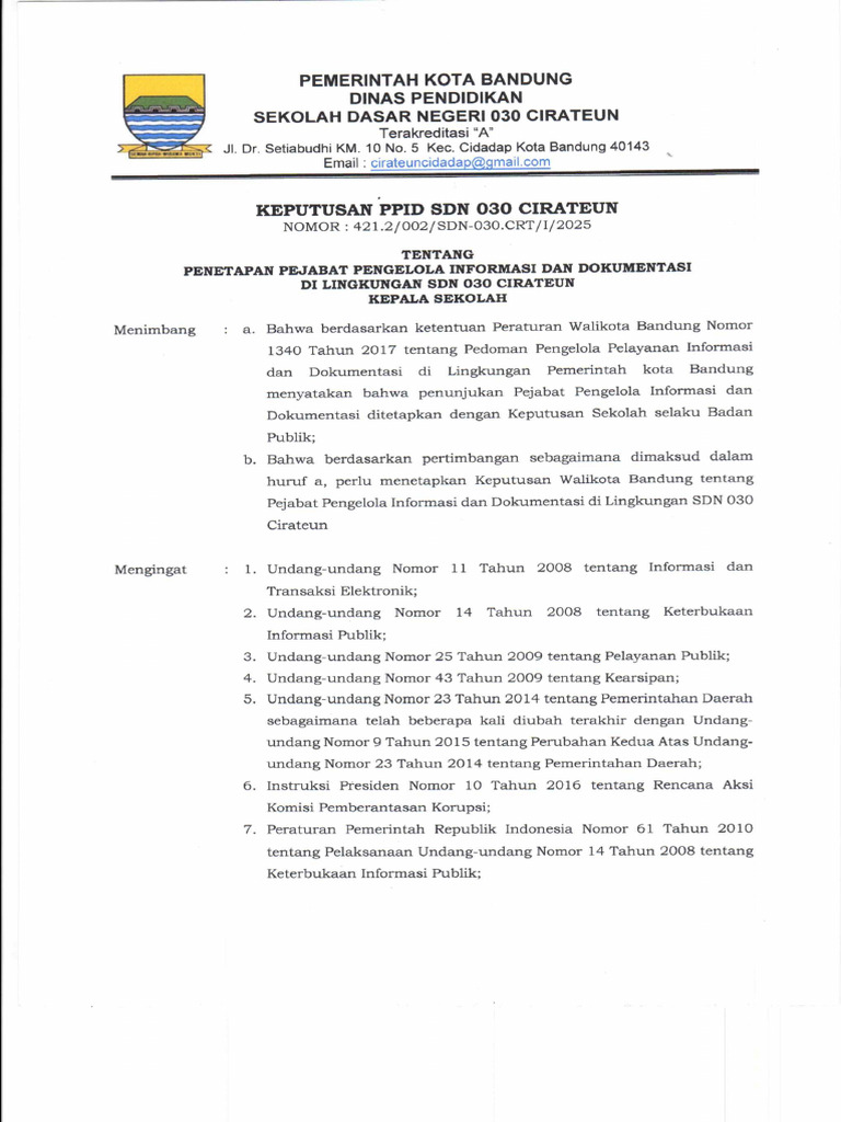 SK Ppid 20250108 - 07451481 | PDF