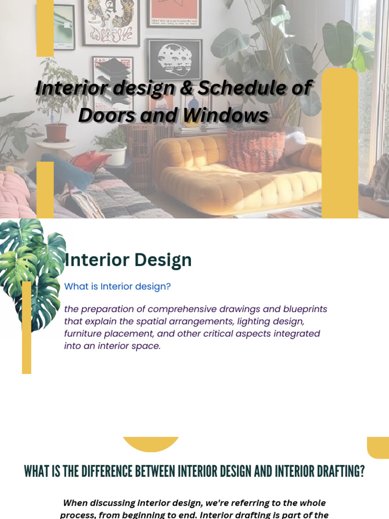Understanding Interior Design Basics | PDF | Window | Door