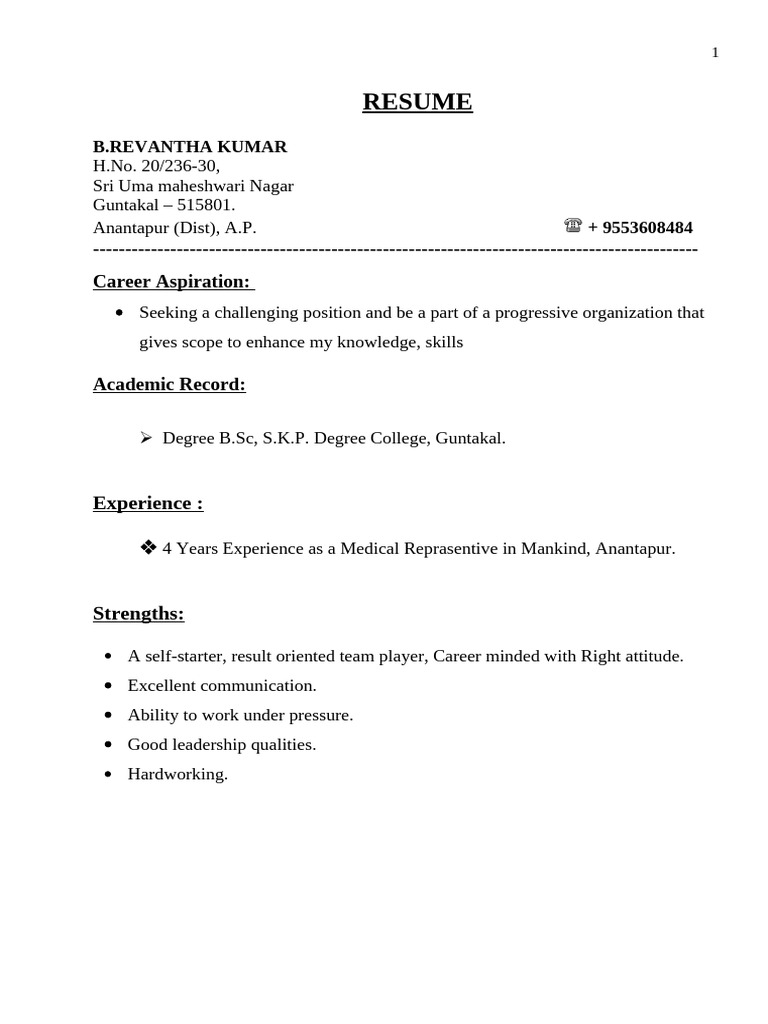 My Resume | PDF