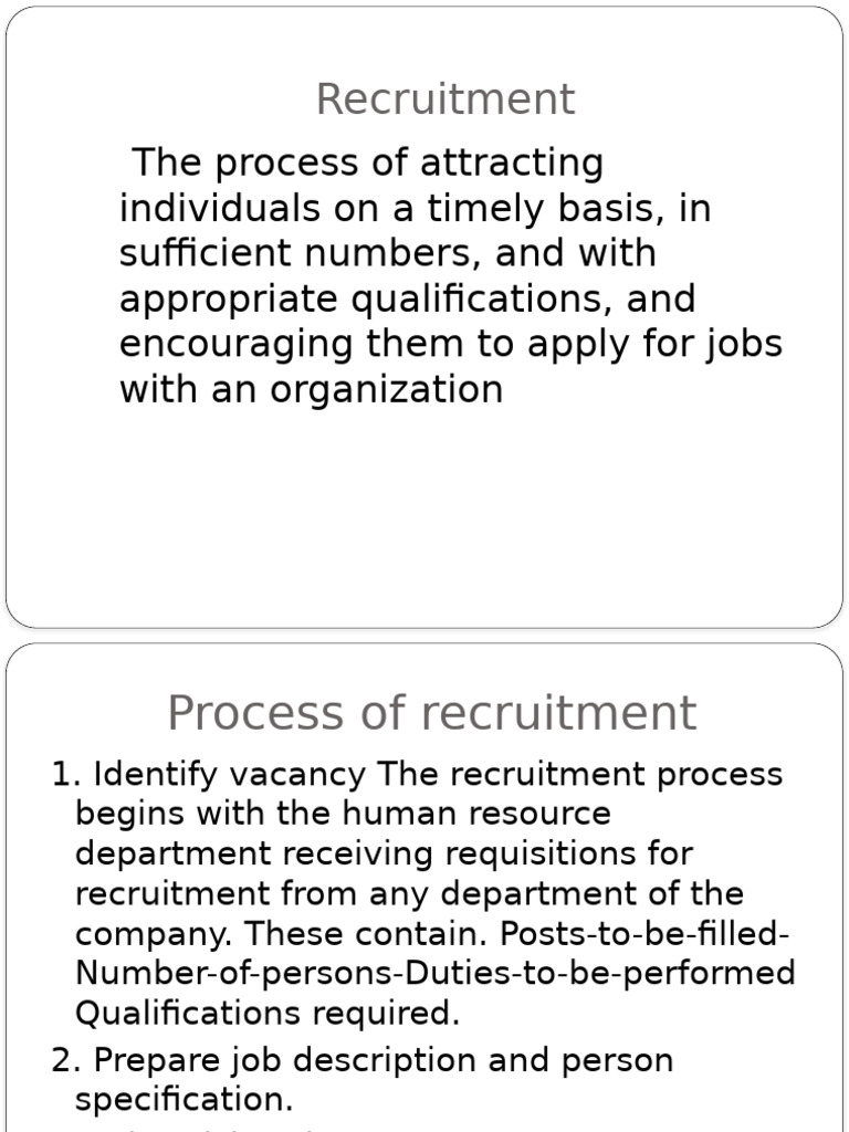 Comprehensive Recruitment and Selection Guide | PDF | Recruitment ...
