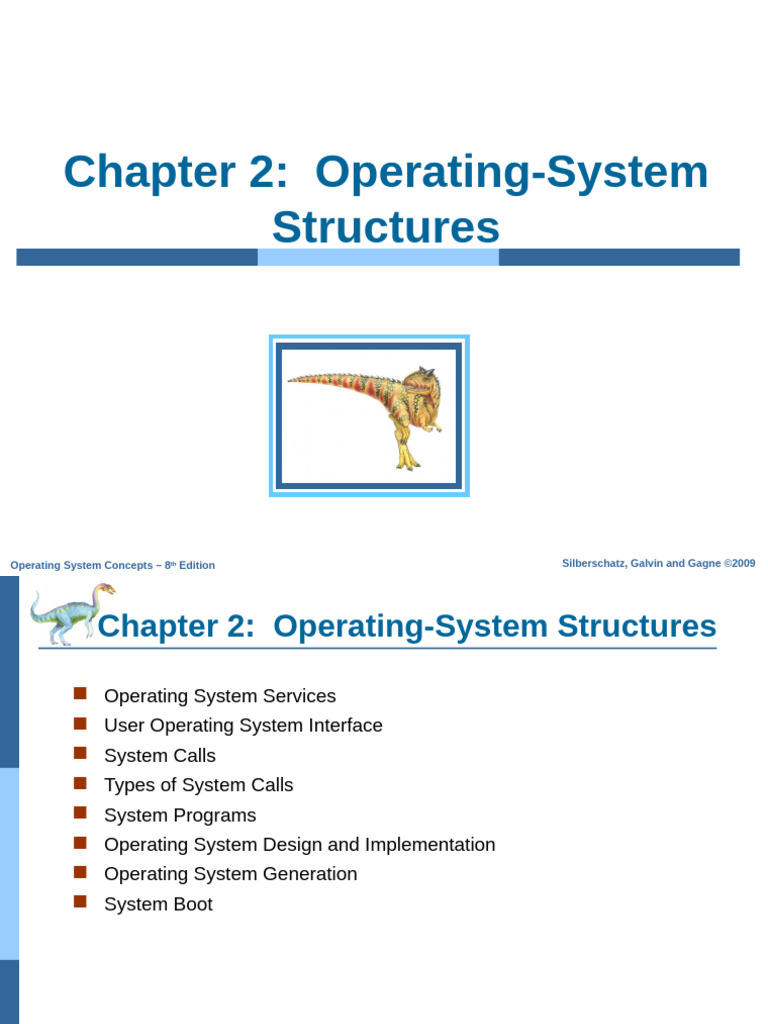 Operating System Structures Overview | PDF | Graphical User Interfaces ...