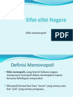 Sifat Memonopoli