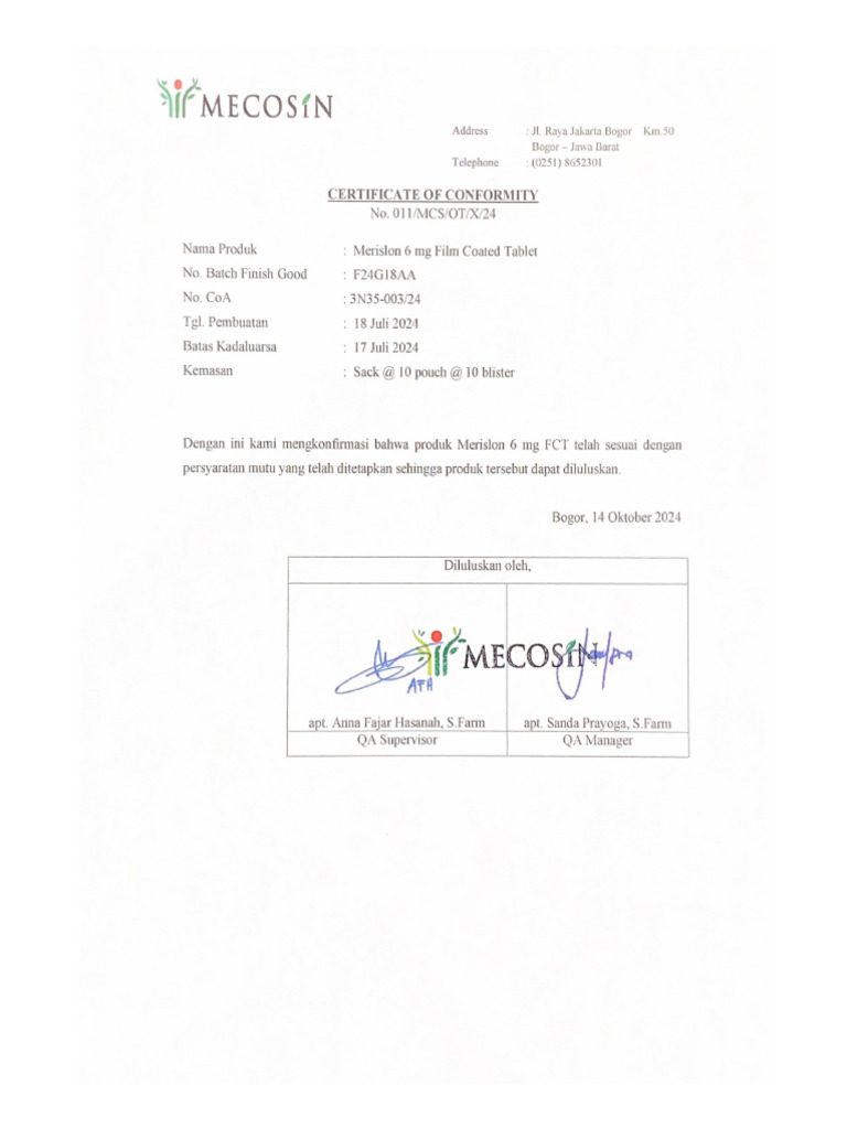 CoC Eisai 14 Okt 2024 | PDF